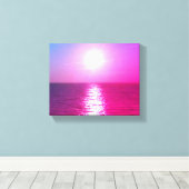 夕日 キャンバスプリント (インサイチュ (ウッドフロア))