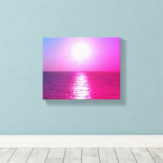 夕日 キャンバスプリント (インサイチュ (ウッドフロア))