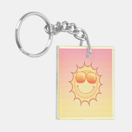 夕日 キーホルダー (正面左)
