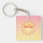 夕日 キーホルダー (正面)