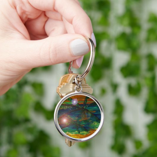 夕日 キーホルダー (手)