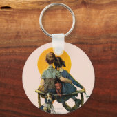 夕日 キーホルダー (正面)