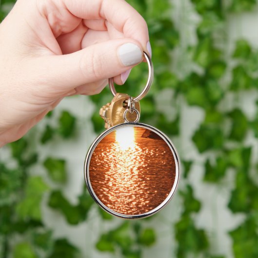 夕日 キーホルダー (手)