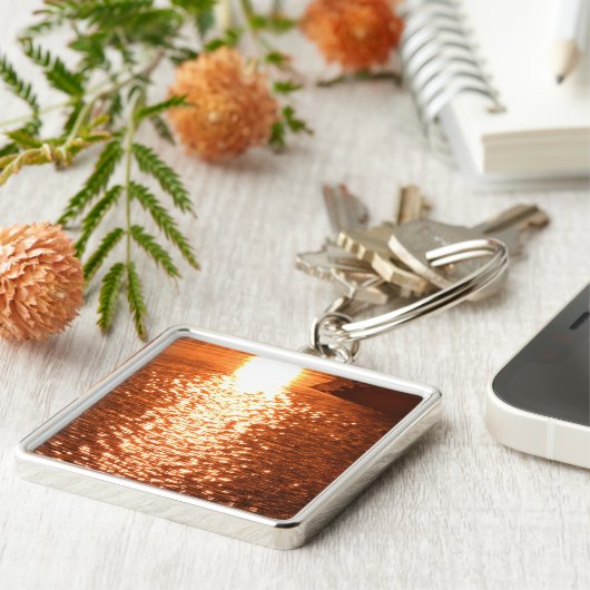 夕日 キーホルダー (側面)