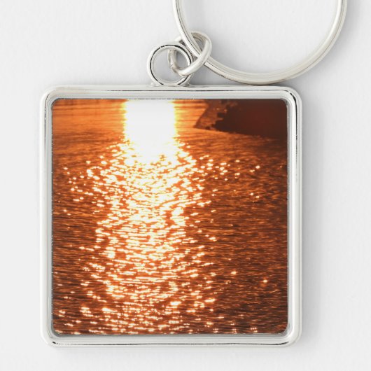 夕日 キーホルダー (正面)