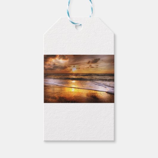 夕日 ギフトタグ (正面)