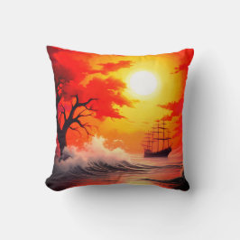 夕日 クッション