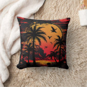 夕日 クッション (ブランケット)