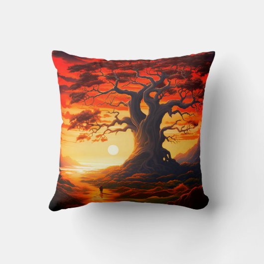 夕日 クッション (裏面)