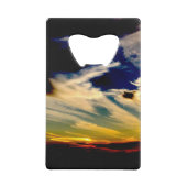 夕日 クレジットカード栓抜き (裏面)