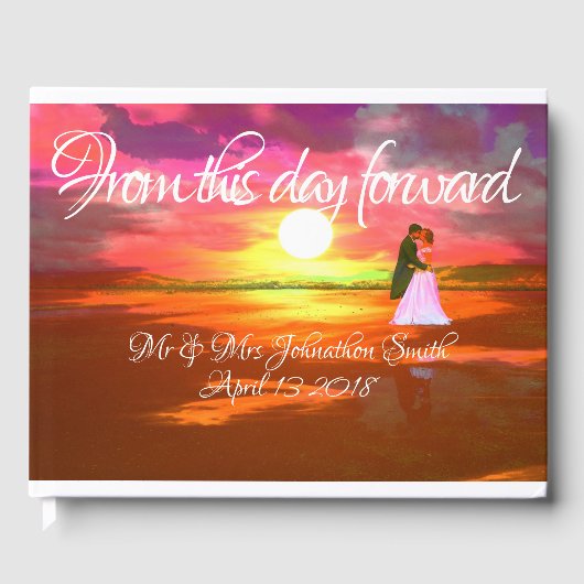 夕日 ゲストブック (正面)