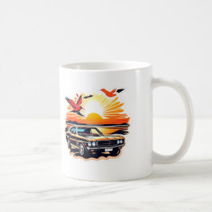 夕日 コーヒーマグカップ