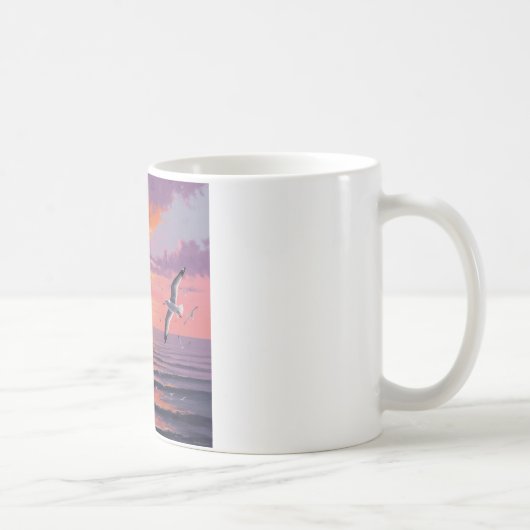 夕日 コーヒーマグカップ (右)