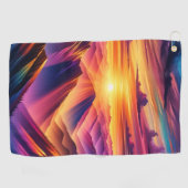 夕日 ゴルフタオル (横)