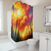 夕日 シャワーカーテン (インサイチュ)