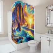 夕日 シャワーカーテン (インサイチュ)