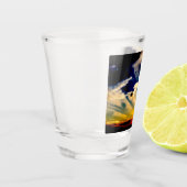 夕日 ショットグラス (左)