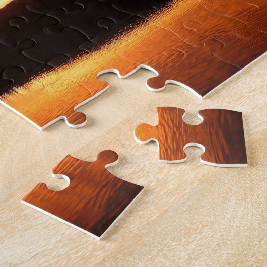 夕日 ジグソーパズル (側面)