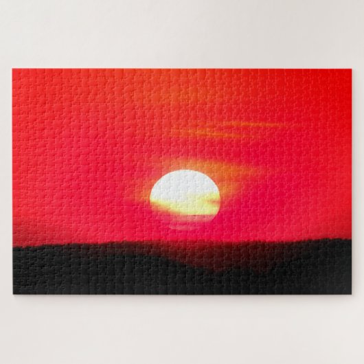 夕日 ジグソーパズル (横)