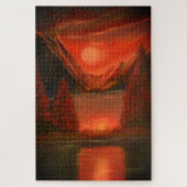 夕日 ジグソーパズル (縦)