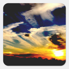 夕日 スクエアシール