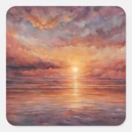夕日 スクエアシール