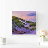 夕日 スクエア壁時計 (ホーム)