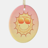 夕日 セラミックオーナメント (右)