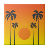 夕日 タイル (正面)