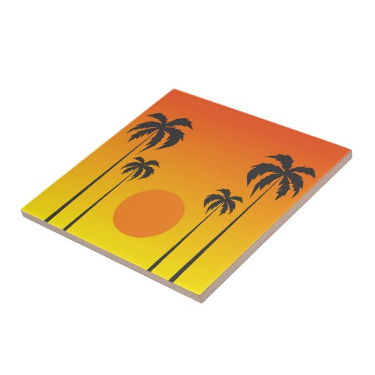 夕日 タイル (側面)