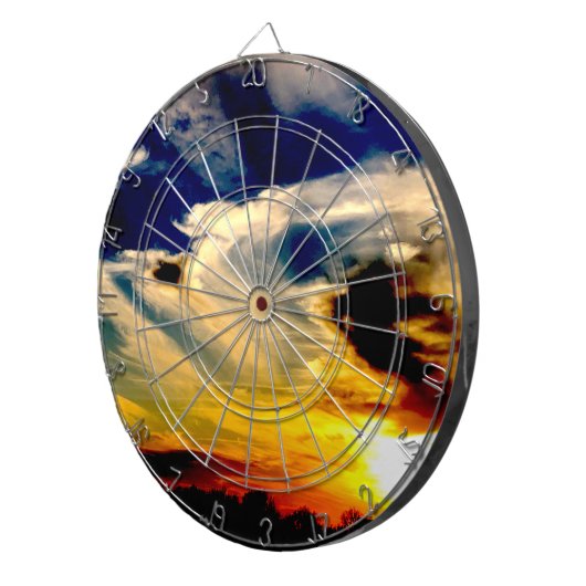 夕日 ダーツボード (正面右)