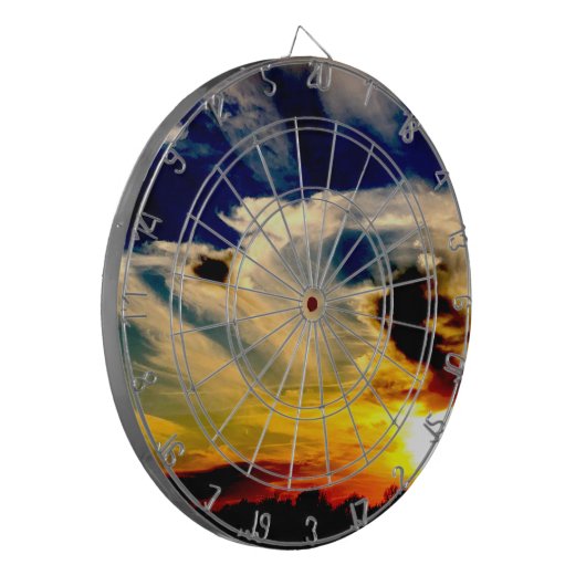 夕日 ダーツボード (正面左)