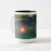 夕日 ツートーンマグカップ (正面左)