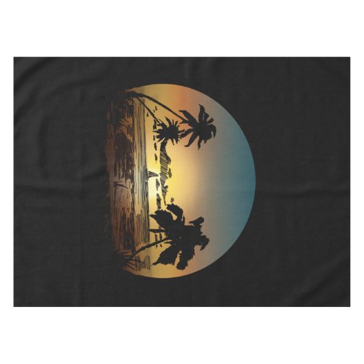 夕日 テーブルクロス (正面(横))