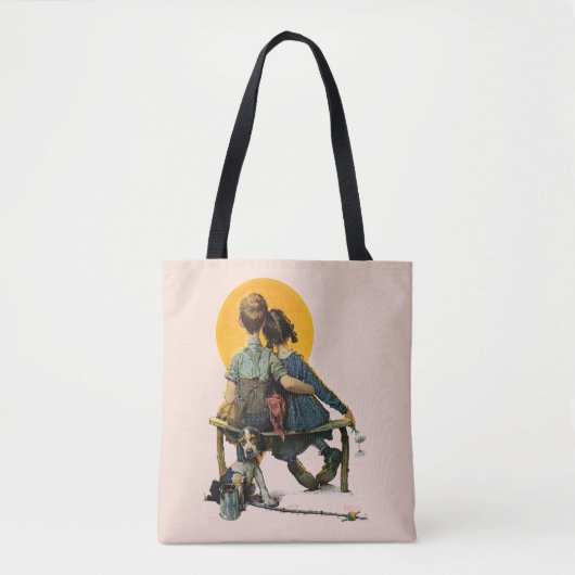 夕日 トートバッグ (正面)