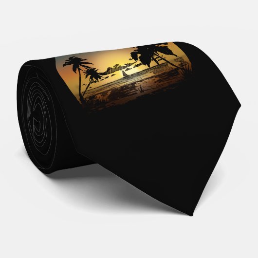 夕日 ネクタイ (ロール)