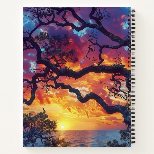 夕日 ノートブック (裏面)