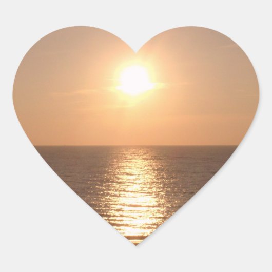 夕日 ハートシール (正面)