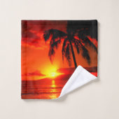 夕日 バスタオルセット (ウォッシュタオル)