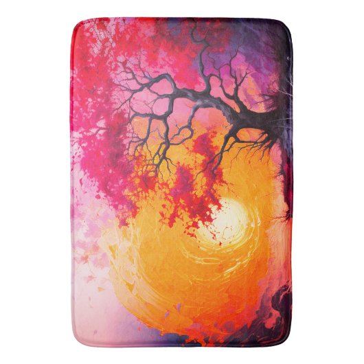 夕日 バスマット (正面縦)