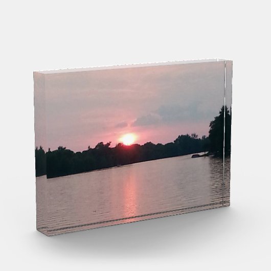 夕日 フォトブロック (左)