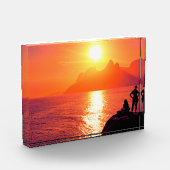 夕日 フォトブロック (左)