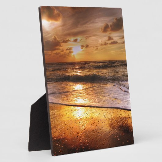 夕日 フォトプラーク (側面)