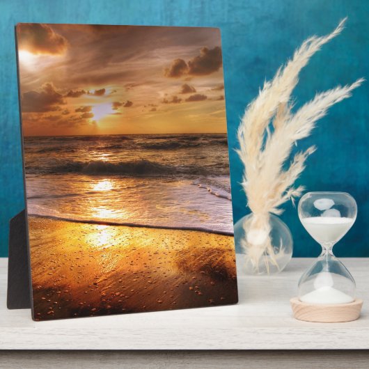 夕日 フォトプラーク (側面)