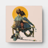 夕日 フォトプラーク (正面)