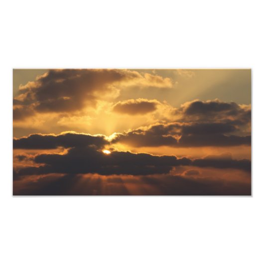 夕日 フォトプリント            (正面)