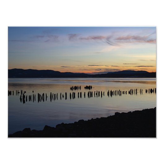 夕日 フォトプリント            (正面)