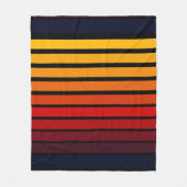 夕日 フリースブランケット (正面)