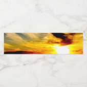 夕日 ペットボトルラベル (シングルラベル)