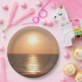 夕日 ペーパープレート (パーティー)